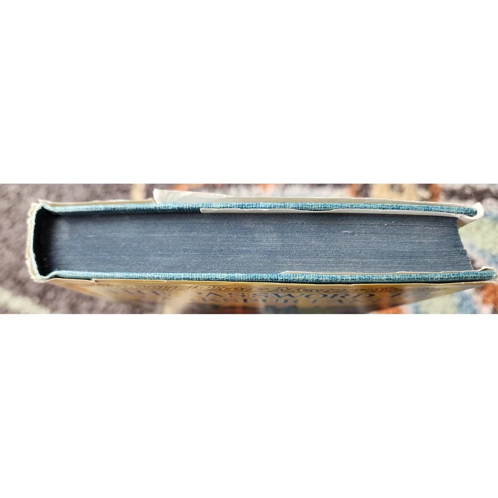 1959 Nancy Drew‎ The Password to Larkspur Lane HC w/ Dust Jacket Blue Tweed VG